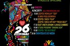 Plakat przedstawiający program 26. Finału Wielkiej Orkiestry Świątecznej Pomocy. 