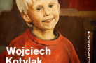 Plakat dotyczący wystawy malarstwa pt. ,,Portrety' Wojciecha Kotylaka.