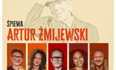 Plakat dotyczący koncertu pt. ,,Po miłości kres' - śpiewa Artur Żmijewski.