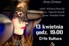 Plakat dotyczący recitalu Adrianny Noszczyk ,,bal u Posejdona' - najpiękniejsze piosenki Anny German. 