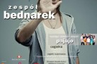 Plakat zapraszający na koncert charytatywny zespołu ,,bednarek' na rzecz odbudowy BARKI.