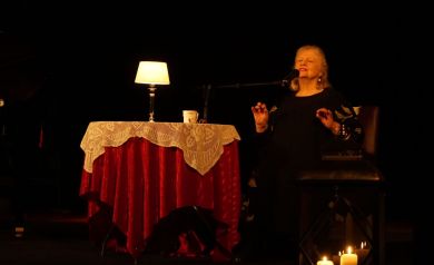 Stanisława Celińska podczas swojego koncertu