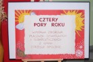 Plakat dotyczący wystawy pt.,, Cztery pory roku'. 