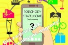 Plakat promuje letnią grę terenową „Podchody Strzeleckie”, organizowaną przez Strzelecki Ośrodek Kultury. Grafika jest kolorowa (dominuje kolor żółty) i nowoczesna – centralnie widnieje smartfon z napisem „Podchody Strzeleckie”, a wokół niego symbole roweru, namiotu, wieży, drzewa i budynku, nawiązujące do zabawy w terenie. Udział w grze był bezpłatny (0 zł), a drużyny mogły liczyć 3–4 osoby. Termin rozgrywki to 21 lipca w godzinach 10–14, zapisy do 20 lipca przez e-mail. Na plakacie podkreślono, że dla zwycięzców przewidziano nagrody. 