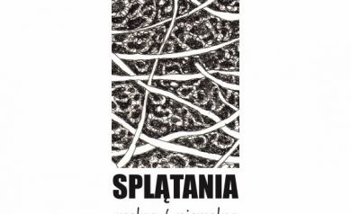 Plakat dotyczący wernisażu Jolanty Golubińskiej pt. ,,Splątania realne/nierealne'. 