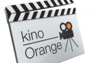 Grafika przedstawiająca klips filmowy z napisem ,,kino Orange'. 