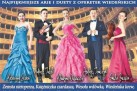 Plakat dotyczący Koncertu Wiedeńskiego - ,,Największe przeboje Johanna Straussa - najpiękniejsze arie i duety z operetek wiedeńskich'. 