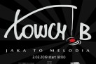 Plakat promuje występ kabaretu Łowcy.B zatytułowany „Jaka to melodia”, który odbył się 2 lutego 2019 roku o 18:00.
