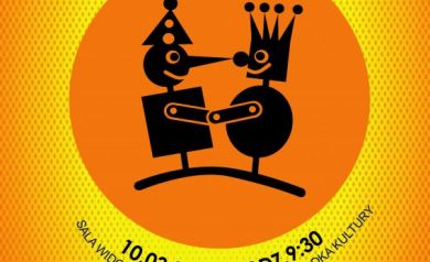 Plakat dotyczy  51. Strzeleckich Spotkań Amatorskich Teatrów Lalek i Aktora.