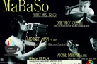 Plakat dotyczący koncertu MaBaSo - Funky - Jazz TRIO. 