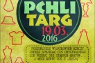 Na plakacie znajduje się zaproszenie na „XIX Strzelecki Pchli Targ”.
