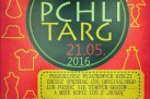 Na plakacie znajduje się zaproszenie na „XXI Strzelecki Pchli Targ”.