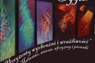 Plakat dotyczący wernisażu Zbigniewa Krygiel ,,Horyzonty wyobraźni i wrażliwości' - malarstwo, wiersze, aforyzmy i piosenki. 