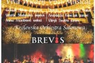 Plakat dotyczący koncertu sylwestrowego w wykonaniu Królewskiej Orkiestry Salonowej Brevis. 