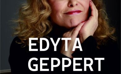 Plakat dotyczący koncertu Edyty Gepert w Strzeleckim Ośrodku Kultury. Grafika przedstawia zdjęcie artystki. 