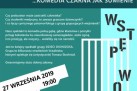 Plakat dotyczący spektaklu ,,A kto umarł, ten nie żyje... komedia czarna jak sumienie' w wykonaniu grupy Dzieci Dionizosa. 