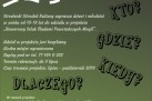 Plakat zapraszający dzieci i młodzież w wieku od 10 do 18 lat do udziału w projekcie ,,Rowerowy Szlak Śladami Powstańczych Mogił'.  