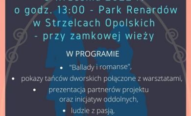 Plakat zapraszający na ,,PODWIECZOREK U HRABIEGIO'. 