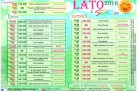Grafika przedstawiająca program na wydarzenia odbywające się w ramach akcji LATO z SOK-iem 2016. 