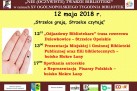 To plakat informacyjny promujący wydarzenia w ramach XV Ogólnopolskiego Tygodnia Bibliotek pod hasłem „Nie (oczywiste) twarze biblioteki”. Program zaplanowany jest na 12 maja 2018 roku pod hasłem „Strzelce grają. Strzelce czytają”. Na plakacie widnieje ilustracja dłoni z narysowanymi uśmiechniętymi buźkami na palcach oraz logotypy partnerów i patronów wydarzenia.