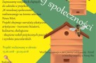 Plakat dotyczący projektu ,,W miodowej społeczności' realizowanego na terenie sołectwa Nowa Wieś. 