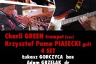 Plakat zapowiada koncert zespołu 4 SET z udziałem muzyków: Charli Green, Krzysztof „Puma” Piasecki, Łukasz Gorczyca, Adam Grzelak i Jacek Prokopowicz. Wydarzenie odbyło się 21 marca 2015 roku o godz. 20:00 w Strzeleckim Ośrodku Kultury. Bilety kosztowały 25 zł i można było je kupić w kasie SOK. Grafika zawiera zdjęcia muzyków podczas gry na instrumentach.