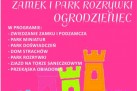 Plakat dotyczący wycieczki do zamku i parku rozrywki Ogrodzieniec w ramach akcji Wakacje z SOK-iem.