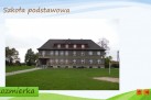 Slajd przedstawiający zdjęcie szkoły podstawowej w Rozmierce.