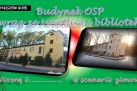 Slajd przedstawiający zdjęcia budynku OSP wraz ze świetlicą i biblioteką w Szymiszowie Wsi. Zdjęcia wykonane były wiosną i zimą.