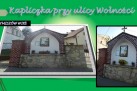 Slajd przedstawiający zdjęcia kapliczki przy ulicy Wolności w Szymiszowie Wsi.