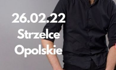 Plakat dotyczący STAND-UPu Marcina Zbigniewa Wojciecha. 