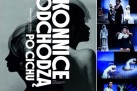 Plakat promuje spektakl teatralny „Zakonnice odchodzą po cichu” w reżyserii Darii Kopiec. Wydarzenie odbyło się 16 lutego 2020 roku o godz. 18:00 w sali widowiskowej Strzeleckiego Ośrodka Kultury przy Placu Żeromskiego 7 w Strzelcach Opolskich. Na plakacie widnieje duże zdjęcie w odcieniach szarości z sylwetką kobiety oraz pionowy tytuł spektaklu. Po prawej stronie umieszczono kilka zdjęć ze sceny. Na dole podano cenę biletu: 35 PLN, dostępne w kasie SOK od 28 stycznia 2020 roku. U góry znajduje się logo SOK i napis „Spektakl teatralny”.
