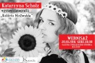 Grafika dotycząca wystawy fotografii Katarzyny Scholz pt. ,,Kobieta NieZwykła'.