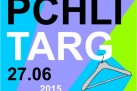 Na plakacie znajduje się zaproszenie na „XIV Strzelecki Pchli Targ”.