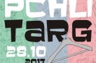 Na plakacie znajduje się zaproszenie na „XXVIII Strzelecki Pchli Targ”.